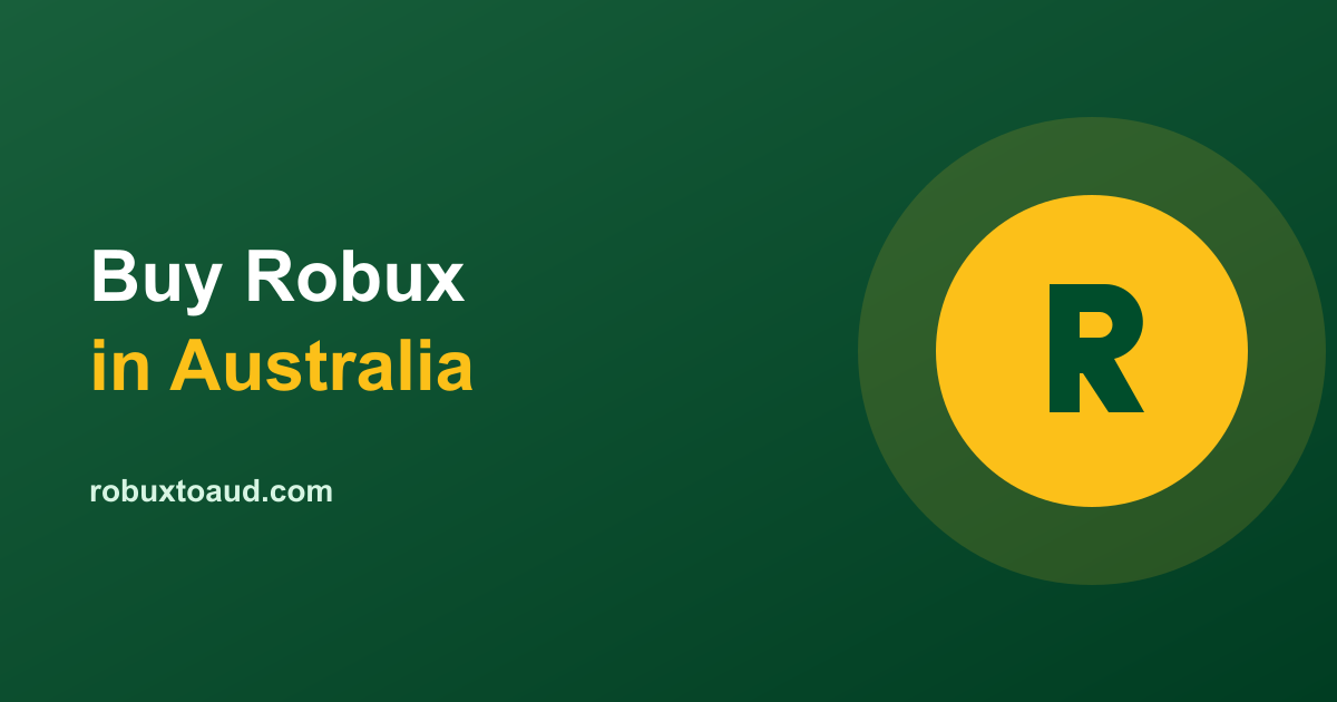 Ways to buy Robux in Australia: website, app store and gift cards